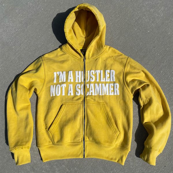 Coiffures à capuche en coton à fermeture à glissière lourde à capuche en pouf à imprimer en capuche fermeture à glissière à logo personnalisé