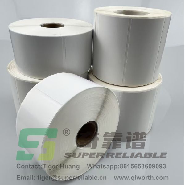 Papel adhesivo de código de barras Art Papel adhesivo de impresión por cinta