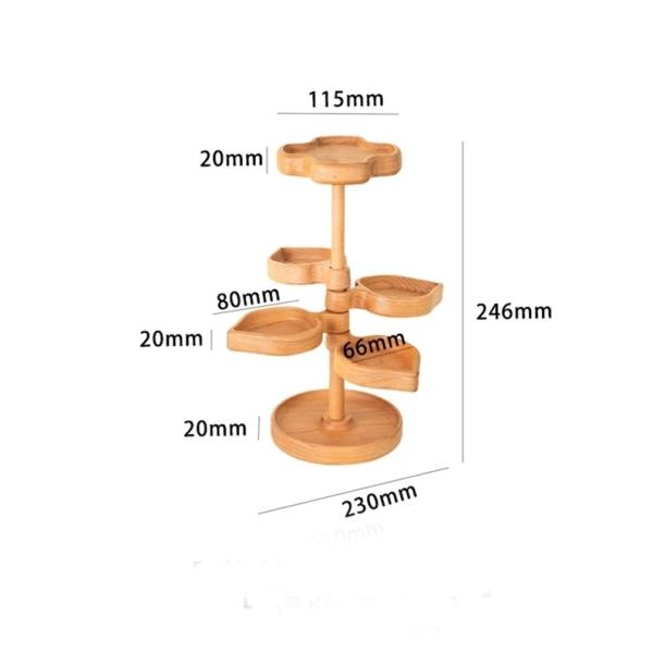 Original Handmade Solid Wood Jewelry Stand Jewelry Watch Storage Wooden Shelf Tray Display Jewelry Storage Holiday Gifts