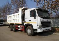 HOWO Used Commercial Dump Trucks , Used Construction Trucks 6*4 Drive Mode