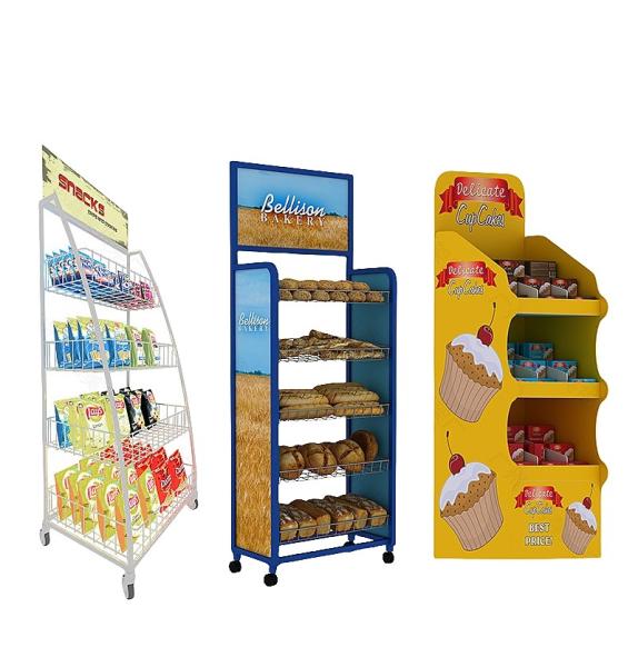 Contemporary Metal Stand Display Enhance Product Showcase With Modern Style