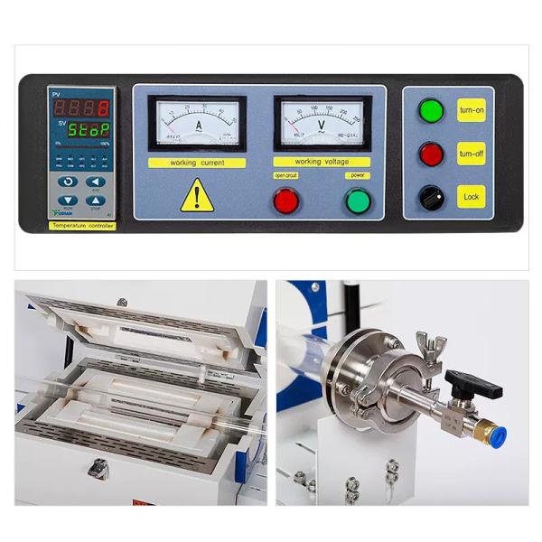 Industrial Tube Resistance Furnace PECVD Heating Equipment for 1200C High Temperature