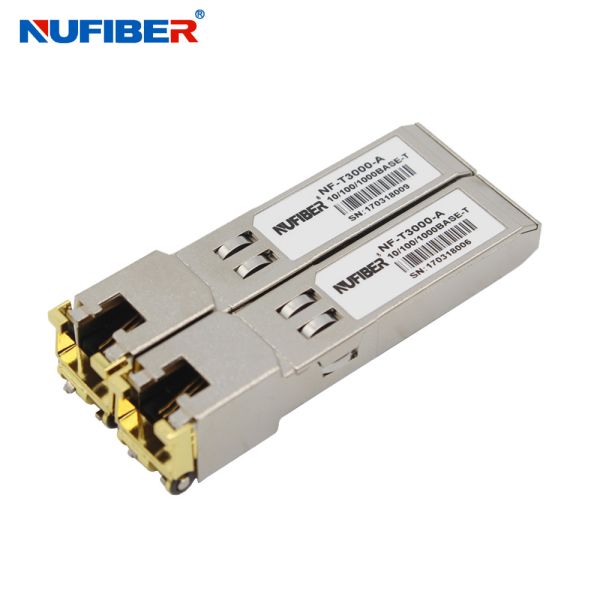 1.25 Gigabit Ethernet SFP Module 100m Rj45 SFP Transceiver Copper Module