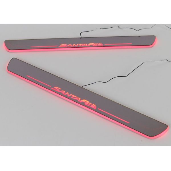 Hyundai SantaFe IX45 LED light car door sill scuff plate China wholesale