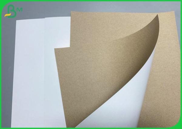 le blanc de la catégorie 350gsm comestible a enduit le papier de papier de boîte à nourriture de pâte de bois de dos de Papier d'emballage