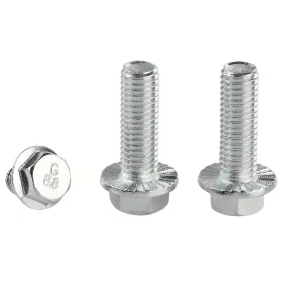 High Quality DIN6921 Stainless Steel Serrated Flange Bolt