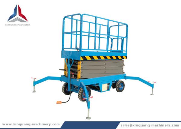 500kg Capacity Battery Power Lifting Hydraulic Scissor Lift with Plywood Case Package