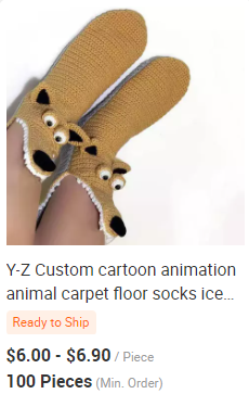 Y-Z Custom Logo Design Hand Knitted Crochet Home Newborn Girl Shoes Baby Booties for Baby Girls