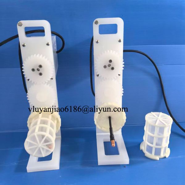 Mini PP Electroplating Barrel 60*100mm With Single Basket For Small Electroplating Tank