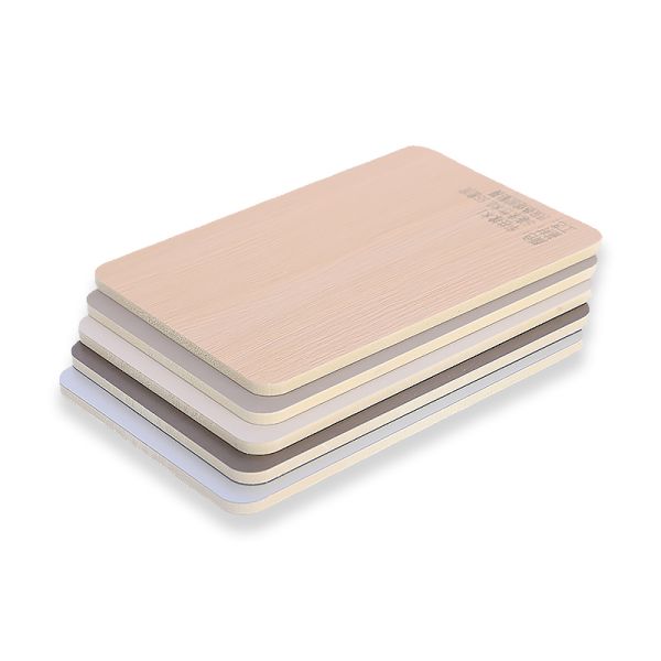 Waterproof Wood Veneer PVC Wall Panels Bamboo Fiber Slab Home Shop School Board