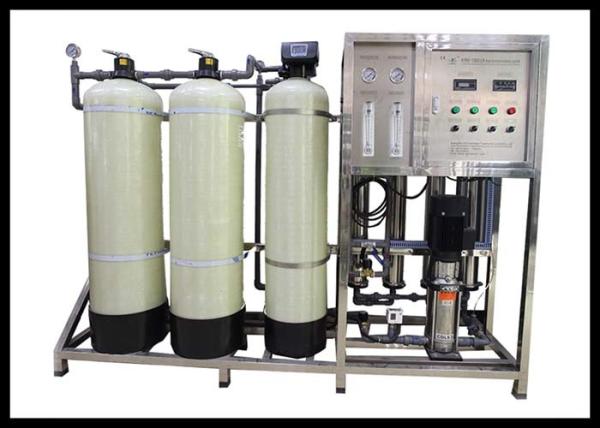 Industrial Reverse Osmosis Water Softener System / Water Treatment Plant Machine