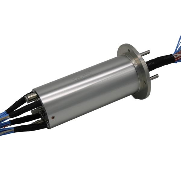 Custom Industrial Hybrid Slip Ring Long Life Fast Speed Fibre Optic Rotary Joint