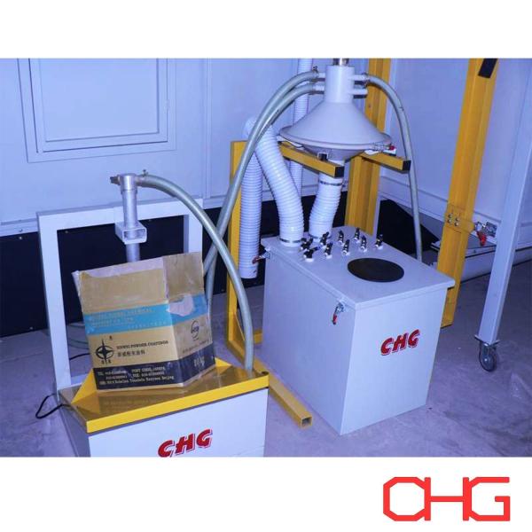 ES PB VPS Powder Supply Center Vibrating Powder Electric Sifter And Powder Bucket