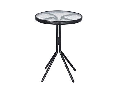 5mm Tempered Glass Outdoor Garden Table With Color Customized
