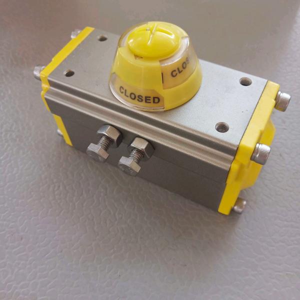 Aluminum Alloy Rack Pinion Pneumatic Actuator Double Action Single Action