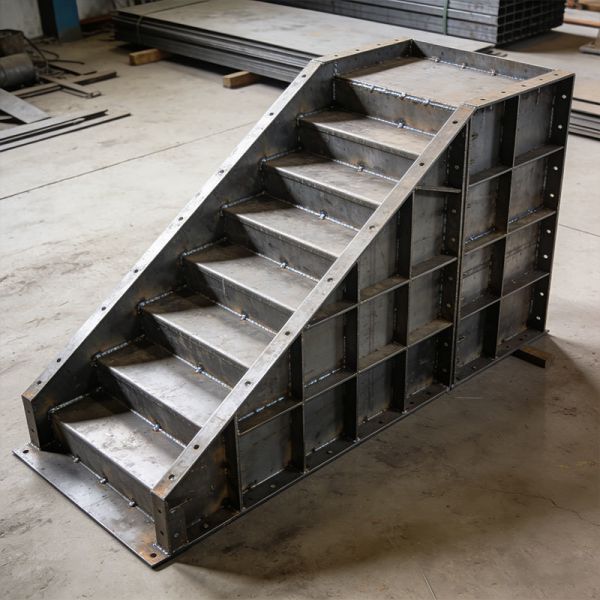 Steel Concrete Stair Formwork Digital Simulation Intelligent Processing