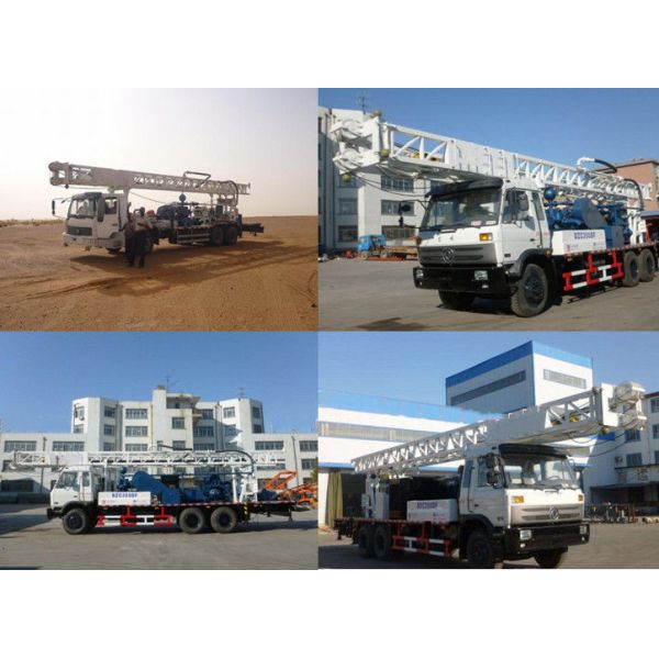 особенной буровая установка шасси 350m крана 6X4 установленная тележкой