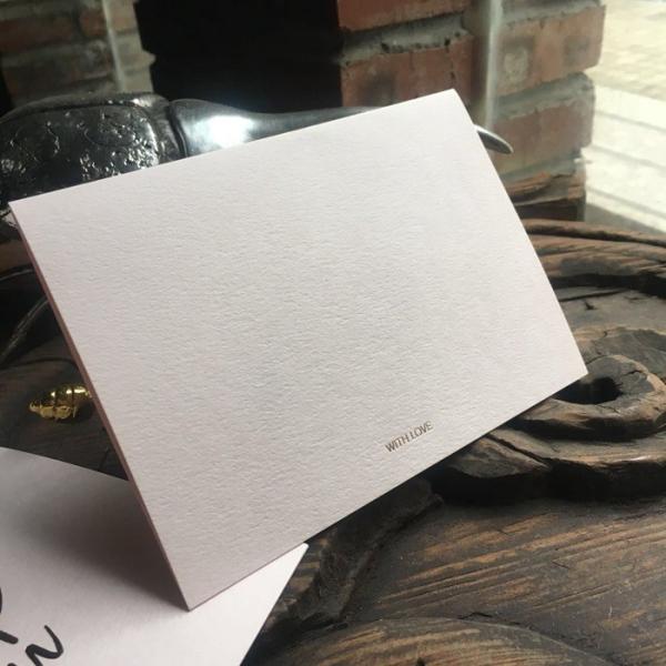 Gold Foil Stamped Square Wedding Invitations Cards , Wedding Rehearsal Dinner Invitations