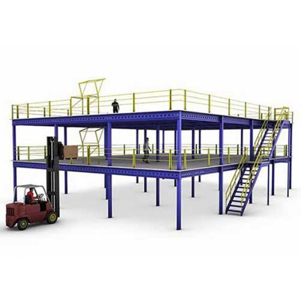 Q235 Mezzanine Storage Rack 2000kg Steel Metal Mezzanine Flooring