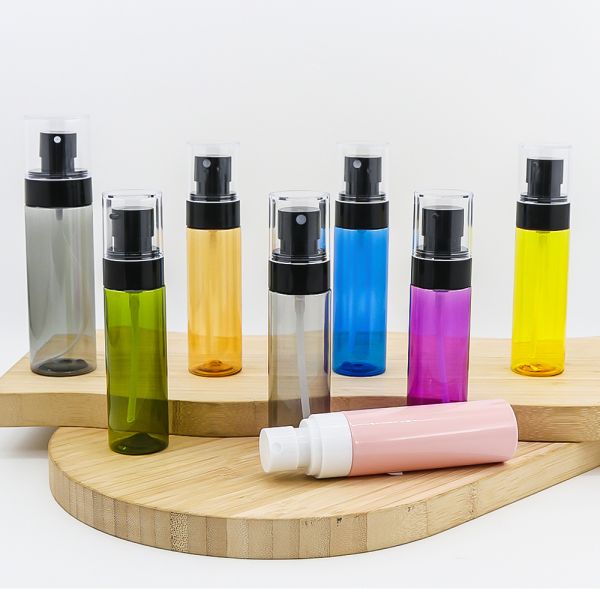 Refillable Fine-Mist PET Plastic Spray Bottles – Chemical Resistant Containers for Skincare & Branding