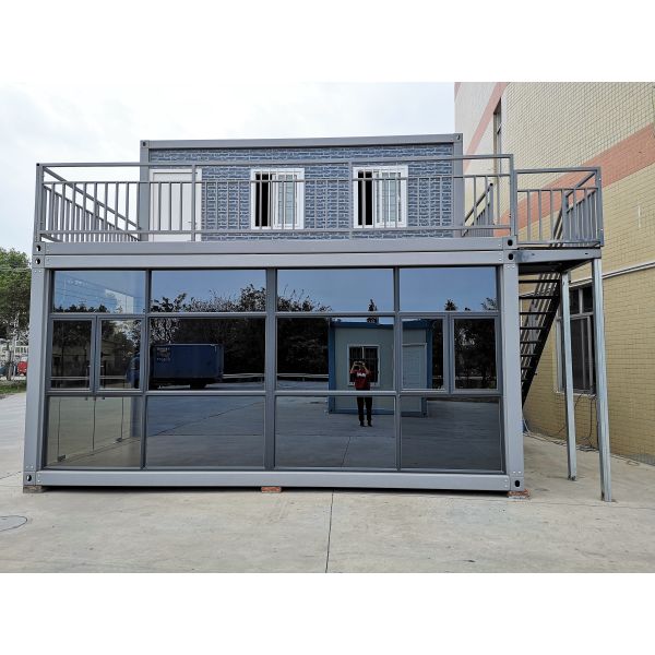 Multistory Customized Design Easy Install Tiny Modular Prefab Detachable Homes 20/40 ft PVC Board Floor Container House