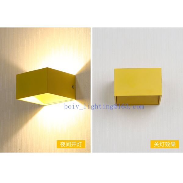 Decorative Wall Lamps Aluminum White /Green/Orange/Color 5W