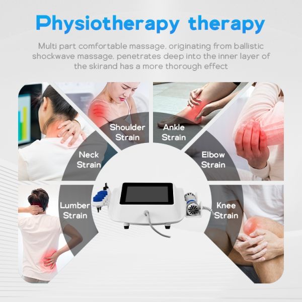 OEM ODM Extracorporeal Shock Wave Therapy Machine 300W With 11 Interchangeable Treatment Heads