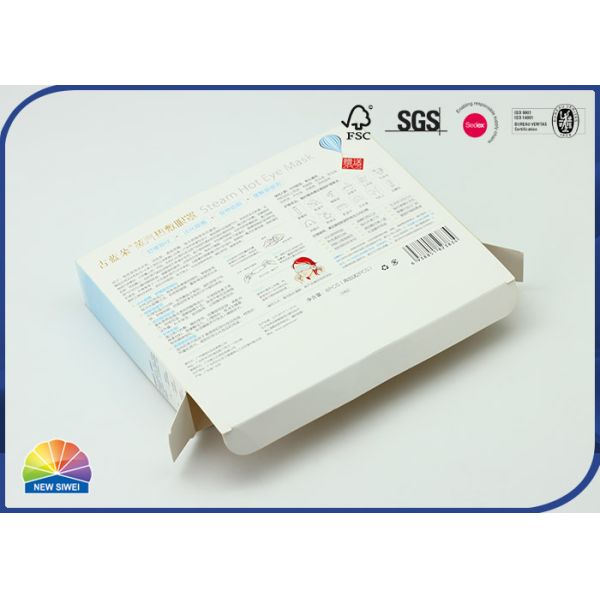 Многоразовая коробка коробки складчатости серебряной бумаги 375gsm
