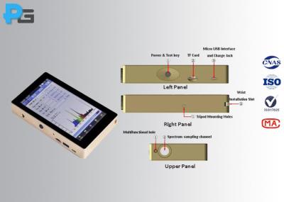 Espectrofotômetro portátil da esfera de integração de Visiable com função de teste do Lux