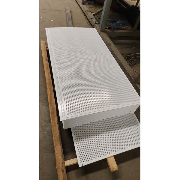 2mm White Perforated Ss Sheet Round Hole Mesh With High Load Capacity