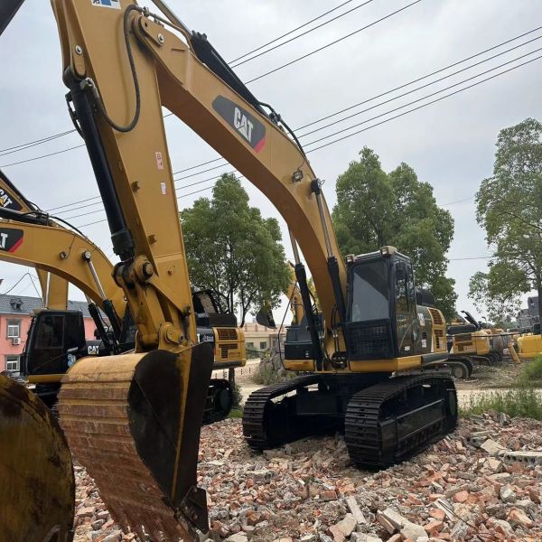 Japan CAT 336D Used Excavator 36 Ton Crawler big Digger 200kw