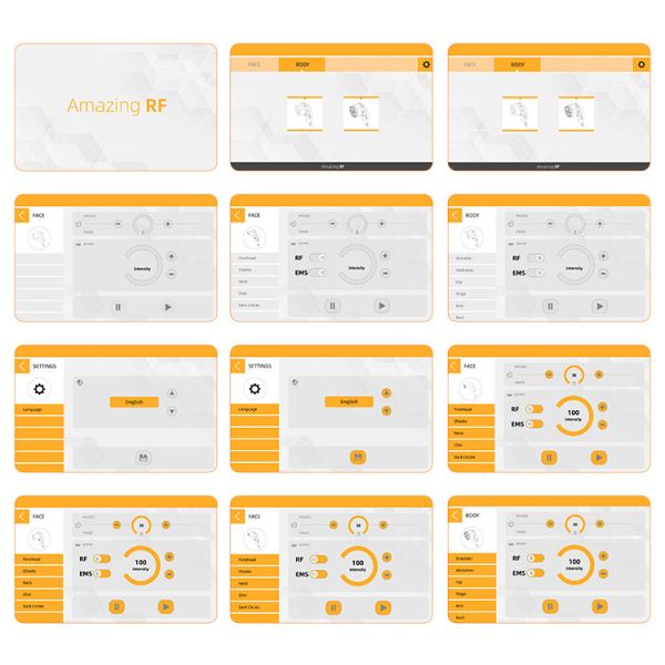 Máquina de microagujas de 300W RF 6 en 1 Máquina multifuncional para el cuidado de la piel