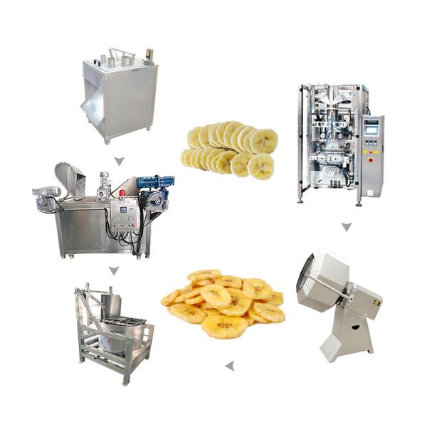 100-2000Kg/Hora Capacidade Joyshine Banana Chip Making Machine para a Indústria de Snack Food