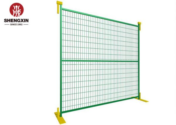 60x150mm Portable Temporary Fence PVC Coated For Garden