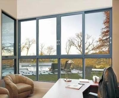 Affordable Aluminum Sliding Window with Customisable Glass and Fluorocarbon Spray