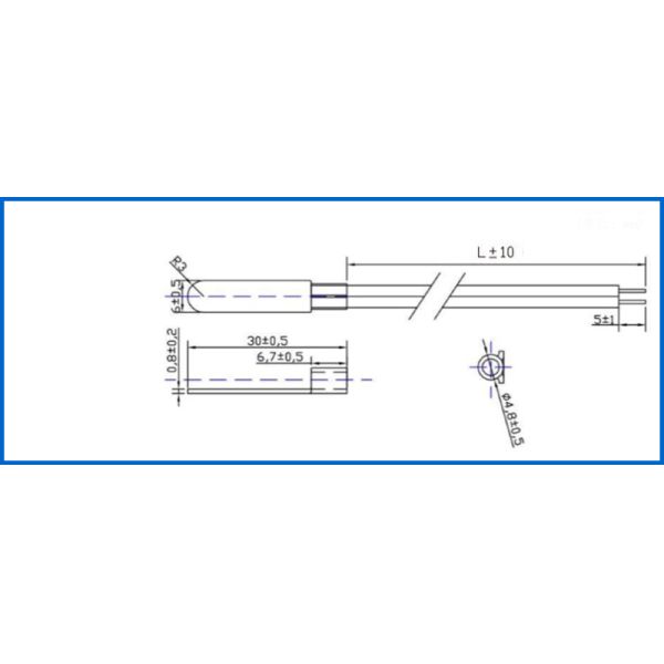 Алюминиевый расквартировывая датчик температуры 10k 4150 NEV BMS