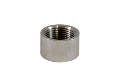 Stainless Steel NPT Half Coupling , Anti Rust Oil Half Inch Coupling For Petroleum