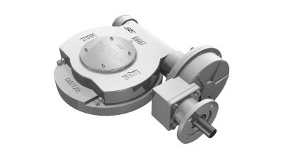 Electric - Powered Quarter Turn Gearbox  With Electric Actuator IP67