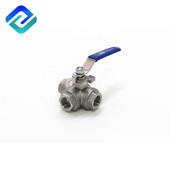 1000Wog 4 Inch 3 Way Valve High Pressure 3 Way Ball Valve T Port