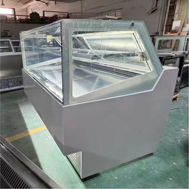Bakery Cake Showcase Fridge Commercial With 1pcs Shelves