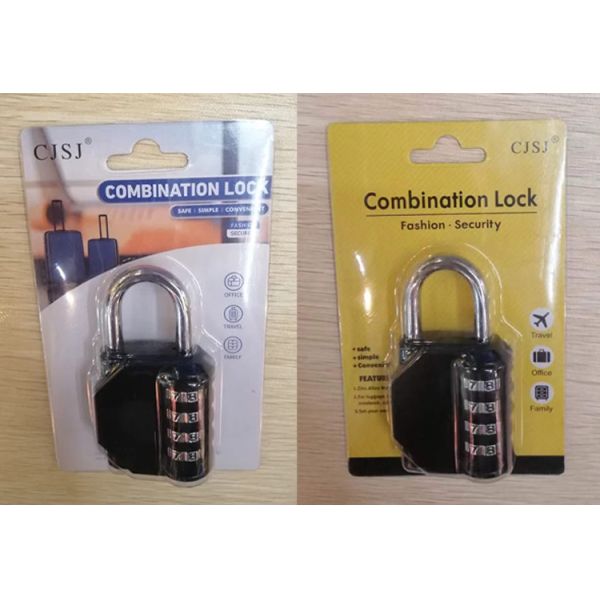 80*43*20mm Zinc Alloy Multi-Role Resettable Combination Lock with Customized Support
