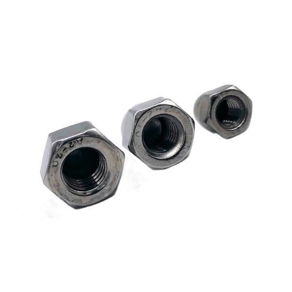 High Tensile Decorative Hex Cap Nuts , Stainless Nuts Drawing Request Finish
