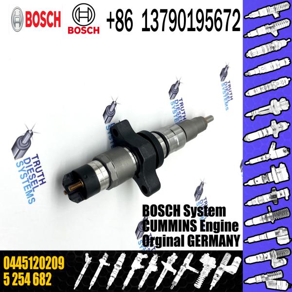 Injetor diesel de alta qualidade 0445120252 0445120254 para BOSCH, injetor comum de alta pressão 0445120209 do trilho