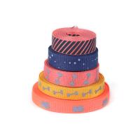 Laisse de chien enduite par polypropylène élastique élastique fait sur commande de bande de sangle de jacquard de polyester