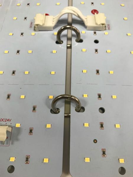 Panel Lights LED Light Fixture Parts Metal Hanging Hook Ring Carabiner Clips