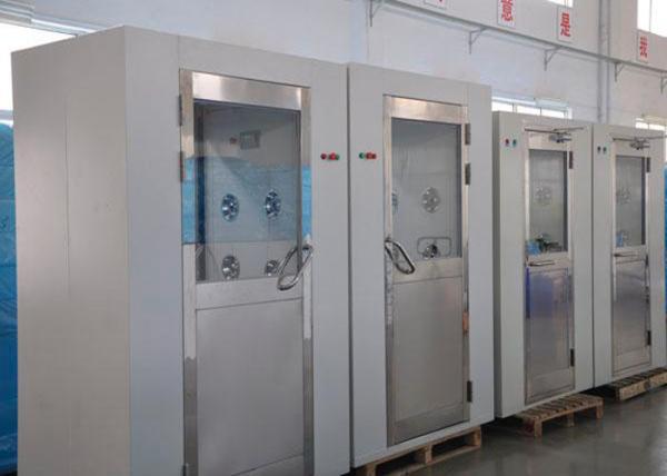 Single Person Clean Room Equipment , Cleanroom Air Shower SS 304 PCL Control