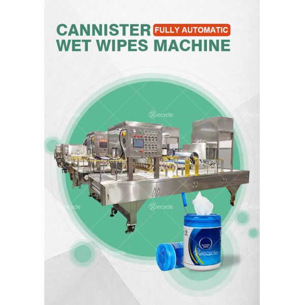 Wet Tissue Making Machine with Spunlace Non-woven Fabric Canister Wet Wipes Machine