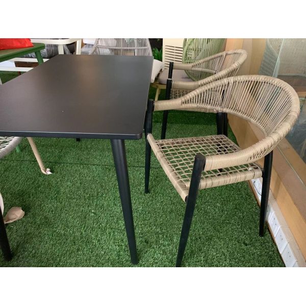 Custom Garden Modern Metal Outdoor Dining Chair for Outdoor Entertaining