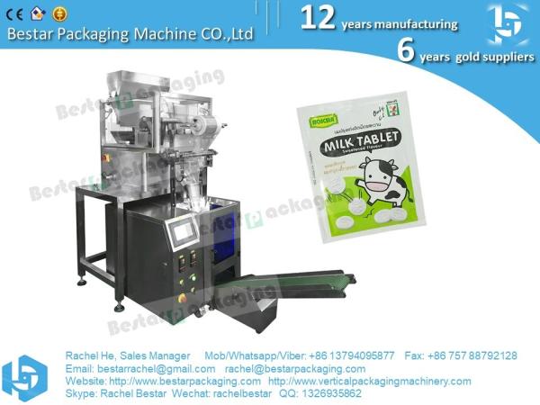 Pharma capsules packing machine by counting and filling