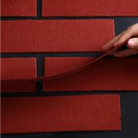 Bendable Rugged Antique Brick Exterior Wall Flexible Clay Tiles For Villa